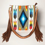 American Darling Large Crossbody Saddle Blanket Genuine Leather Western Women Bag Handbag Purse | Travel Bags College Casual