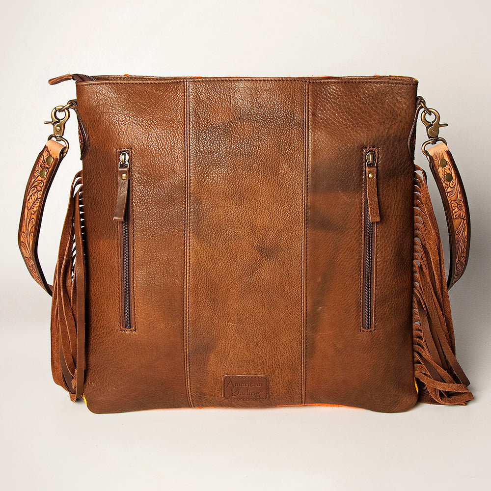 American Darling Large Crossbody Saddle Blanket Genuine Leather Western Women Bag Handbag Purse | Travel Bags College Casual