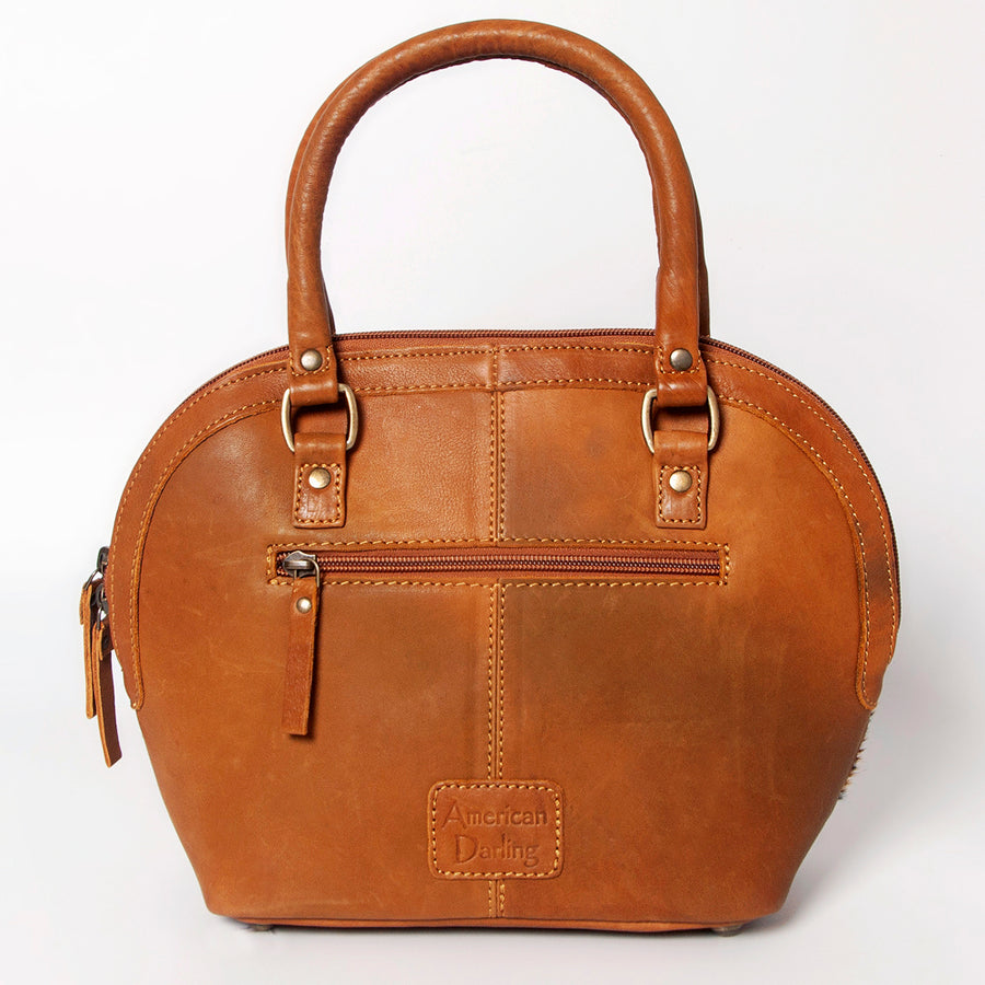American Darling Tote Bag Hair-On Cowhide Vegetable-Tanned Genuine Leather Premium Western Handbag