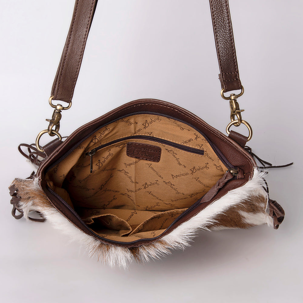 American Darling Cross Body Hair On-Genuine Leather Western Women Bag Handbag Purse | Crossbody for Cute