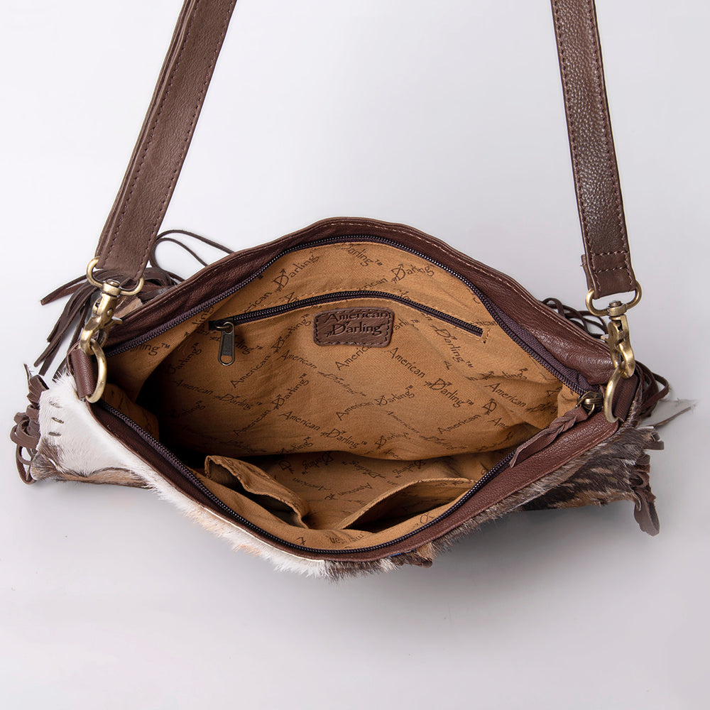 American Darling Cross Body Hair On-Genuine Leather Western Women Bag Handbag Purse | Crossbody for Cute