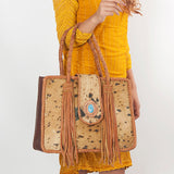 American Darling Tote Hair-On Genuine Leather Western Women Bag Handbag Purse | Travel Bags College Casual