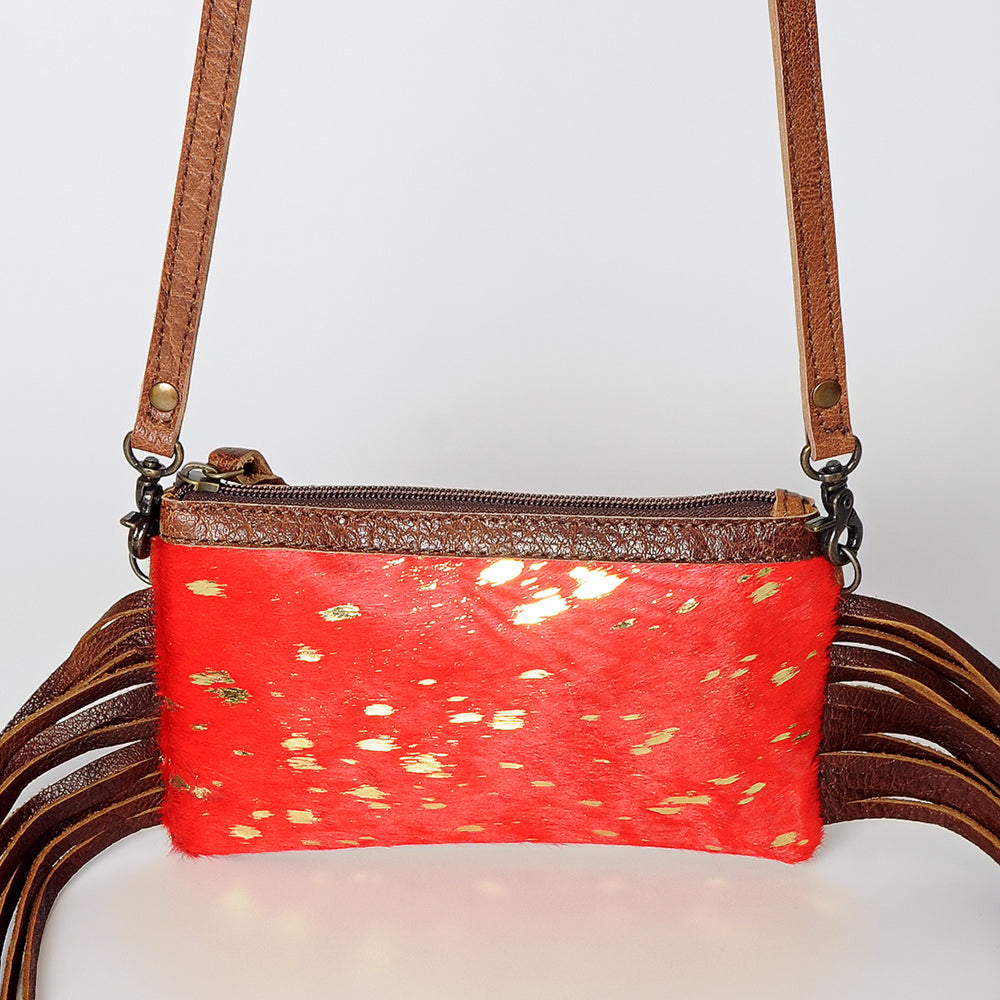 American Darling Small Crossbody Hair On Genuine Leather Western Women Bag Handbag Purse | for Cute