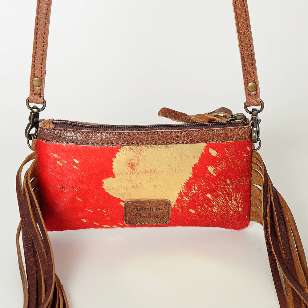 American Darling Small Crossbody Hair On Genuine Leather Western Women Bag Handbag Purse | for Cute