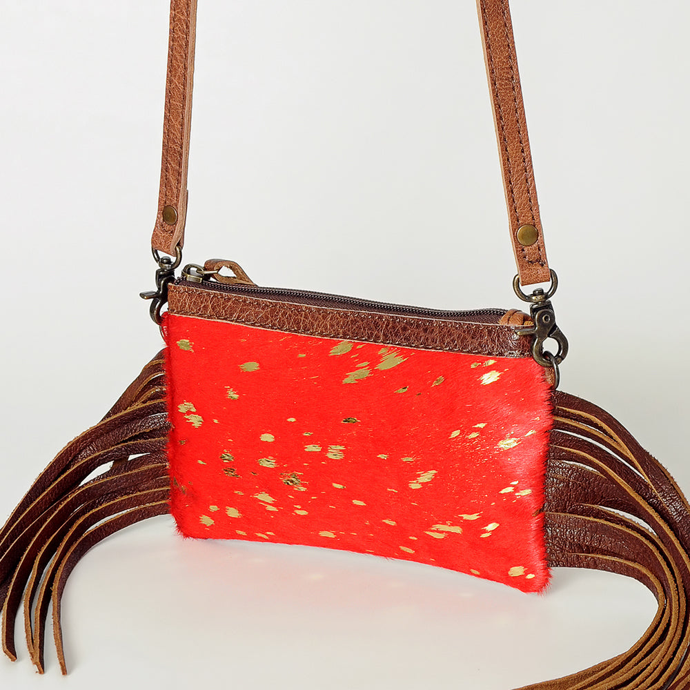 American Darling Small Crossbody Hair On Genuine Leather Western Women Bag Handbag Purse | for Cute