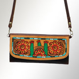 American Darling Wallet Hand Tooled Genuine Leather Western Women Bag | Handbag Purse Wristlet Travel Clutch