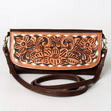 American Darling Wallet Hand Tooled Genuine Leather Western Women Bag | Handbag Purse Wristlet Travel Clutch
