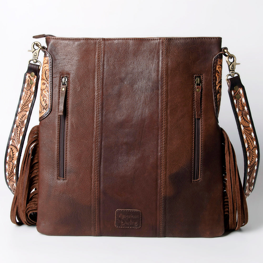 American Darling Large Crossbody Hand Tooled Saddle Blanket Genuine Leather Western Women Bag Handbag Purse | Cute