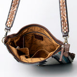 American Darling Large Crossbody Hand Tooled Saddle Blanket Genuine Leather Western Women Bag Handbag Purse | Cute