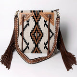 American Darling Messenger Hand Tooled Saddle Blanket Genuine Leather Western Women Bag Handbag Purse | Cute