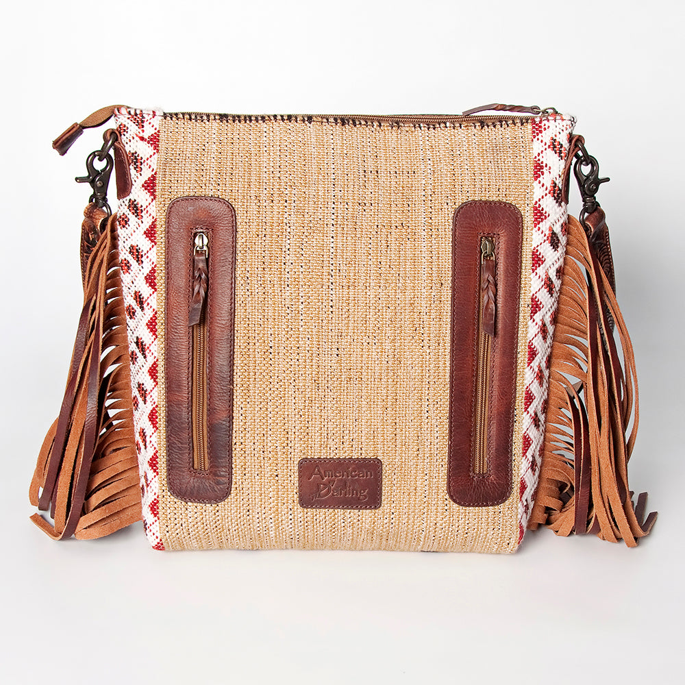 American Darling Signature Crossbody Hand Tooled Saddle Blanket Genuine Leather Women Bag Western Handbag Purse