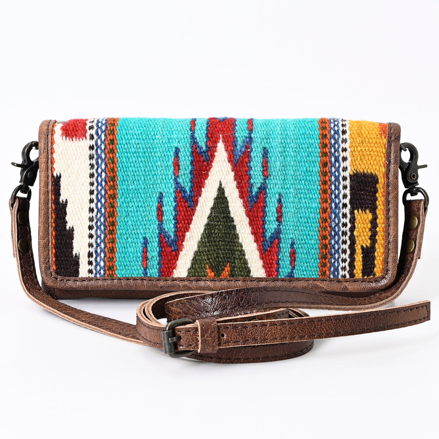 American Darling Wallet for Women, Hair-On Cowhide, Genuine Western Leather, Well-Compartmentalized Clutch with YKK Zipper