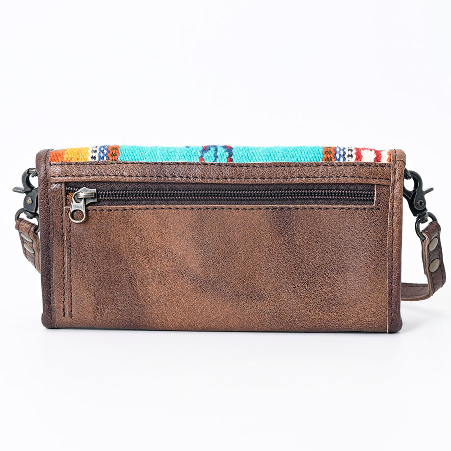American Darling Wallet for Women, Hair-On Cowhide, Genuine Western Leather, Well-Compartmentalized Clutch with YKK Zipper