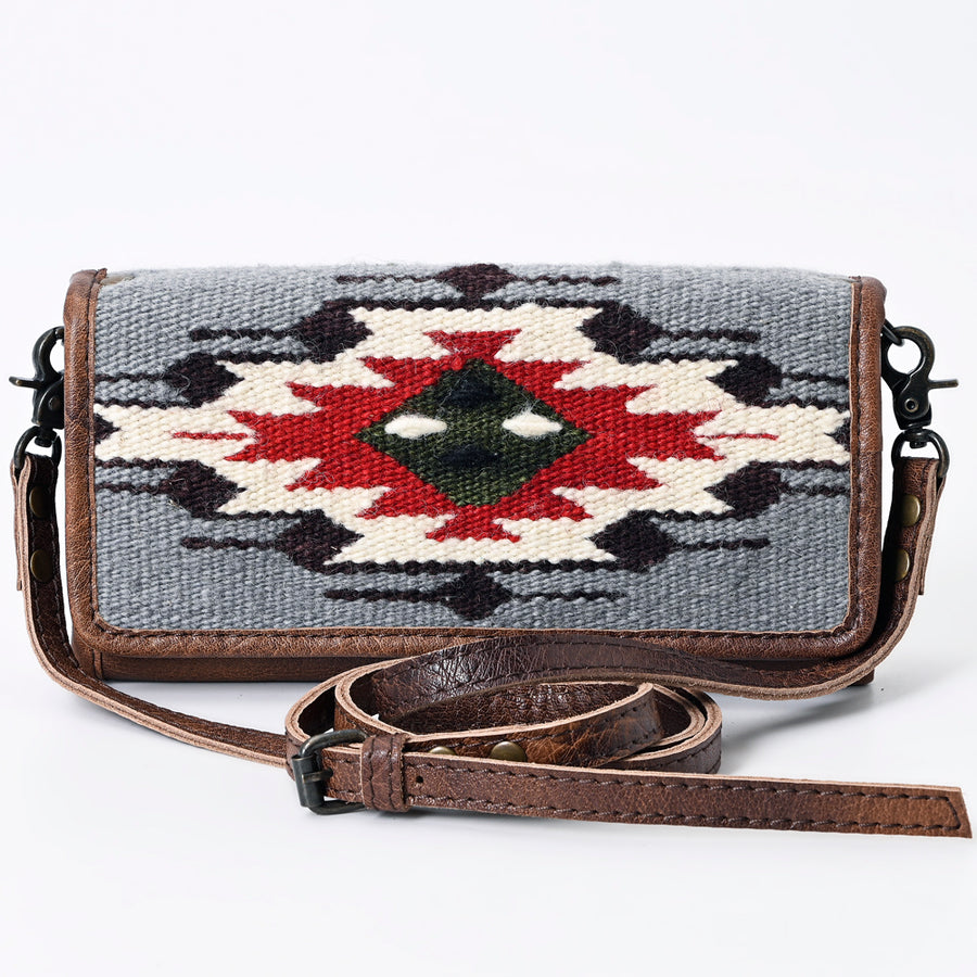 American Darling Wallet for Women, Hair-On Cowhide, Genuine Western Leather, Well-Compartmentalized Clutch with YKK Zipper