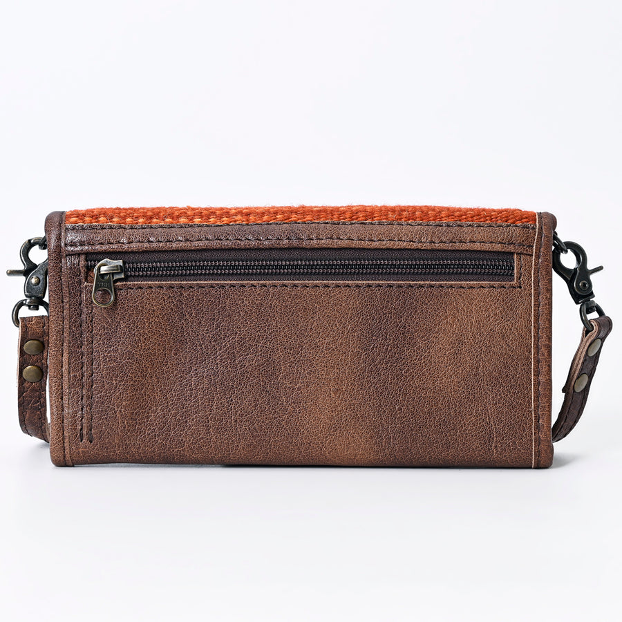 American Darling Wallet for Women, Hair-On Cowhide, Genuine Western Leather, Well-Compartmentalized Clutch with YKK Zipper
