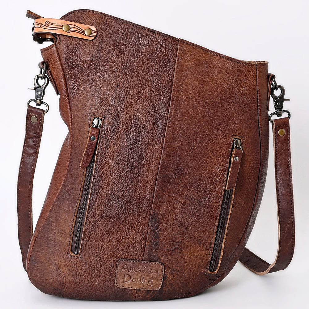 American Darling Cross Body Hand Tooled Genuine Leather Western Women Bag | Black Handbag Purse Crossbody for Cute