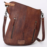 American Darling Cross Body Hand Tooled Genuine Leather Western Women Bag | Black Handbag Purse Crossbody for Cute