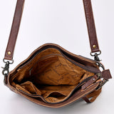 American Darling Cross Body Hand Tooled Genuine Leather Western Women Bag | Black Handbag Purse Crossbody for Cute