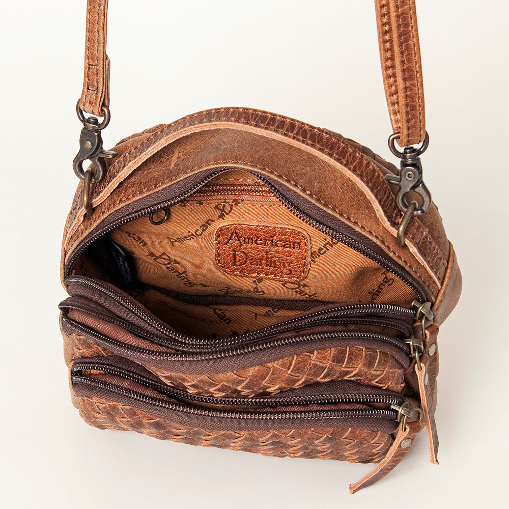 American Darling Cross Body Hair on Genuine Leather Western Women Bag | Black Handbag Purse Crossbody for Cute