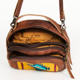 American Darling Cross Body Hair on Genuine Leather Western Women Bag | Black Handbag Purse Crossbody for Cute