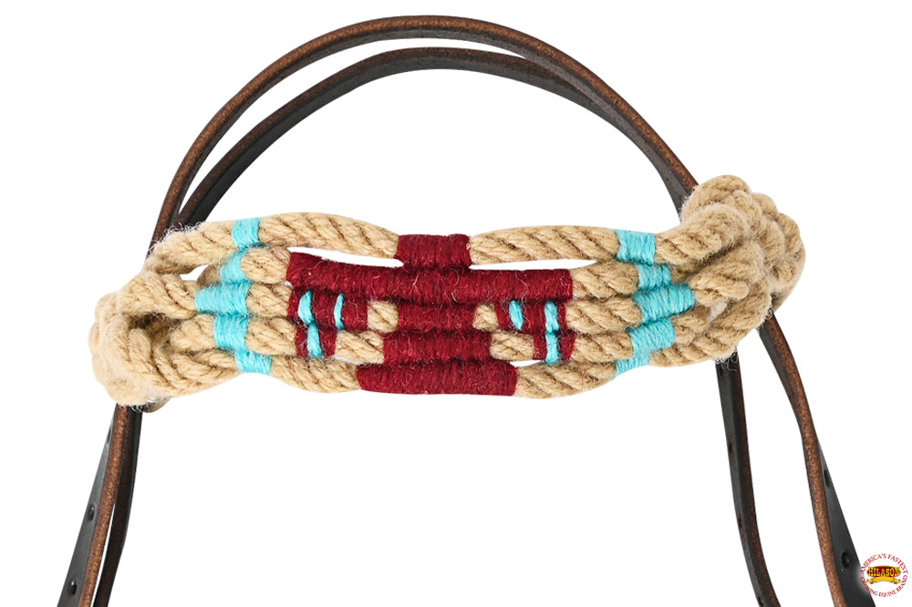 HILASON Western Wool Breast Collar Headstall Set Tack Set Tan