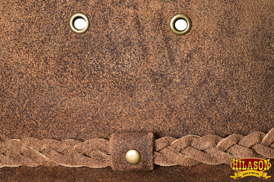 Oily Wax Cotton Tan Cowboy Hat Hilason