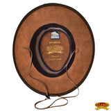 Crushable Cow Leather Reddish Brown Cowboy Hat Hilason