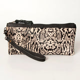 American Darling ADBG344BG Wristlet Hair On Genuine Leather women bag western handbag purse