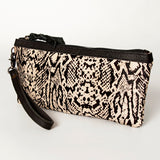 American Darling ADBG344BG Wristlet Hair On Genuine Leather women bag western handbag purse