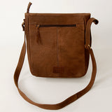 American Darling Cross Body Hand Tooled Hair on-Genuine Leather Western Women Bag Handbag Purse | Crossbody for Cute