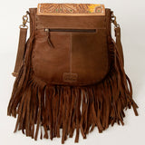 American Darling Messenger Hand Tooled Genuine Leather Women Bag Western Handbag Purse