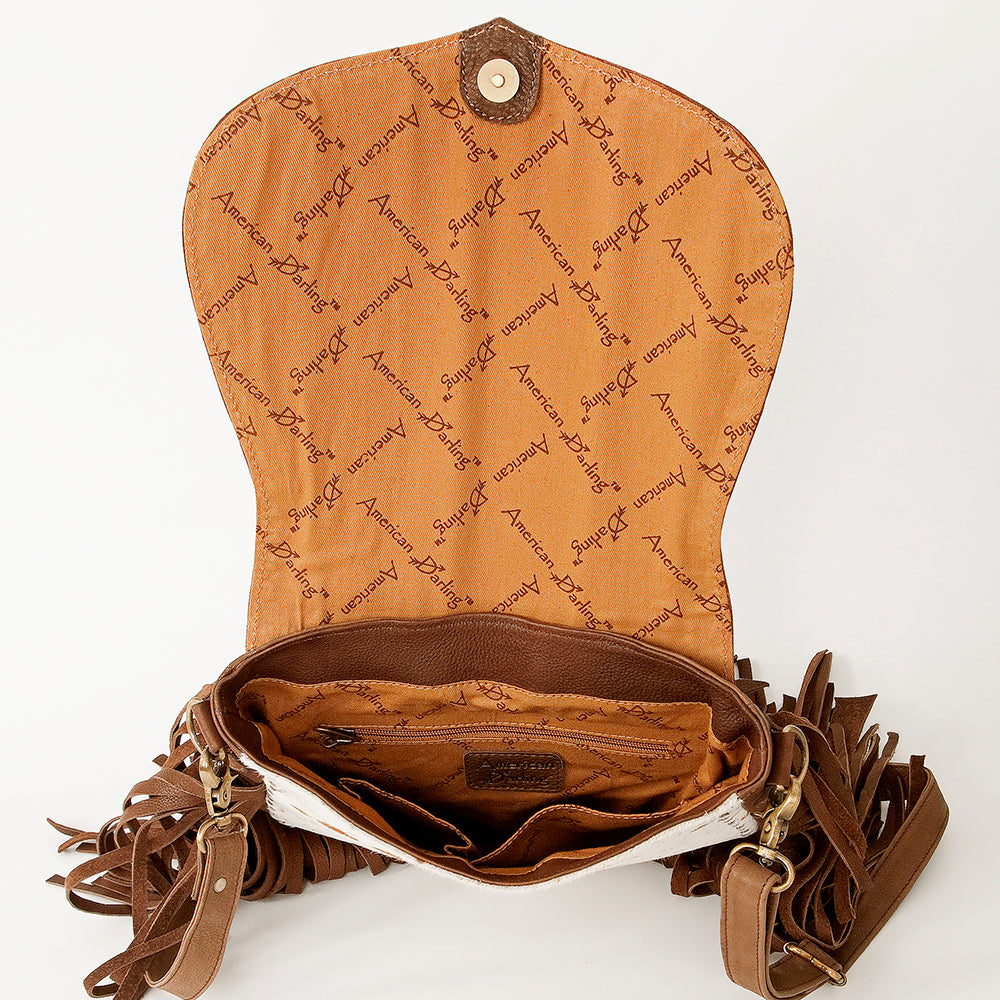 American Darling Messenger Hand Tooled Genuine Leather Women Bag Western Handbag Purse