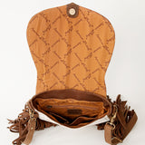 American Darling Messenger Hand Tooled Genuine Leather Women Bag Western Handbag Purse