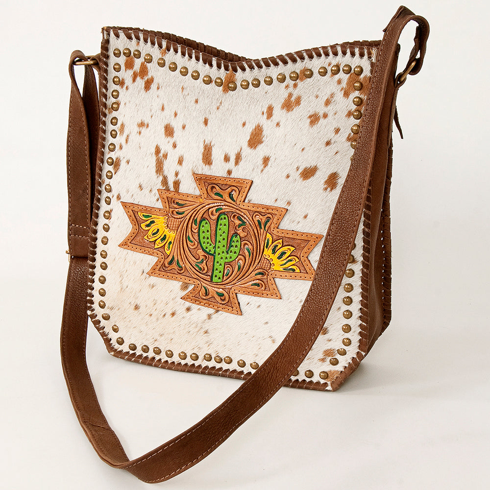 American Darling Large Crossbody Hand Tooled Genuine Leather Western Women Bag Handbag Purse | for Cute