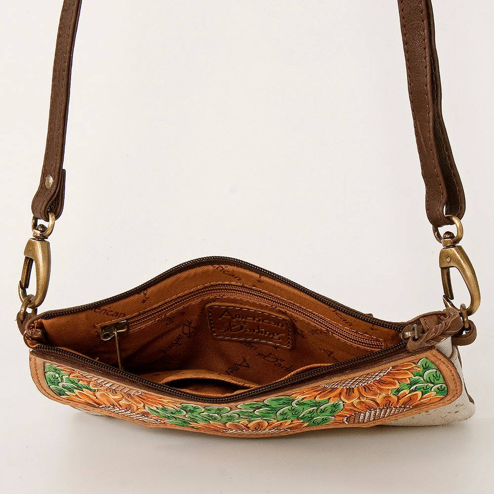 American Darling Cross Body Hand Tooled Full Grain Genuine Leather Western Women Bag Handbag Purse | Crossbody for Cute