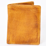 Never Mind Card-Holder Vintage Handmade Genuine Cowhide Leather Women Bag Western Handbag Purse