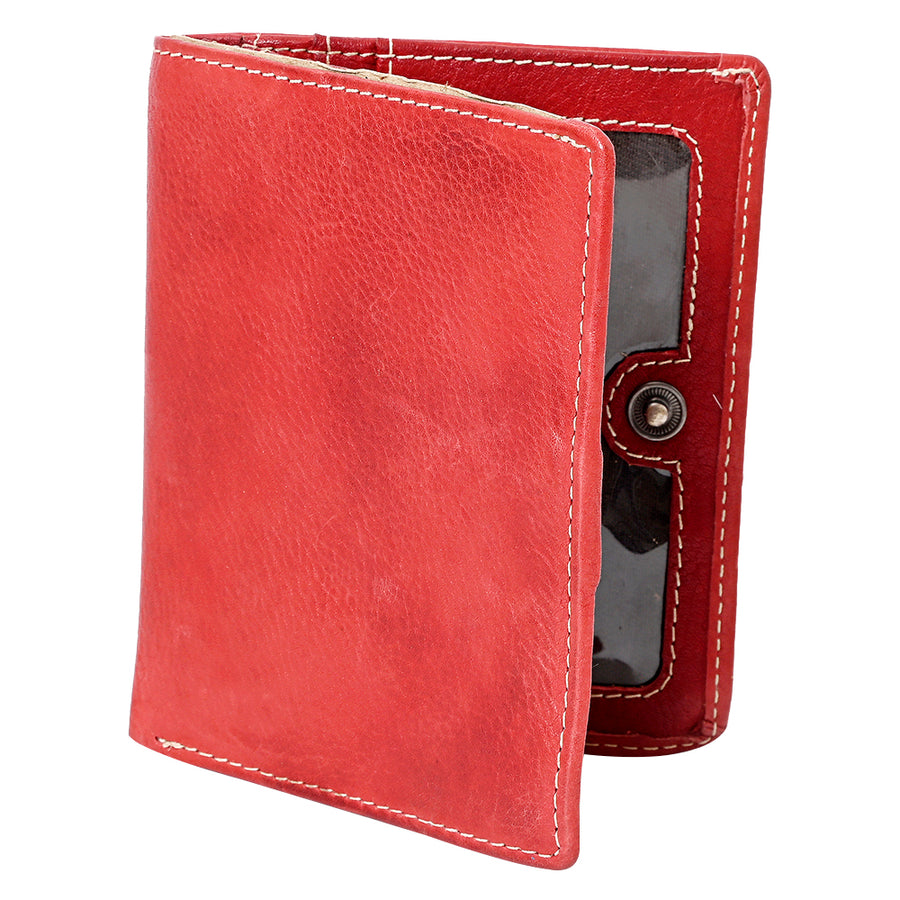 Never Mind Card-Holder Vintage Handmade Genuine Cowhide Leather Women Bag Western Handbag Purse - Uhorse