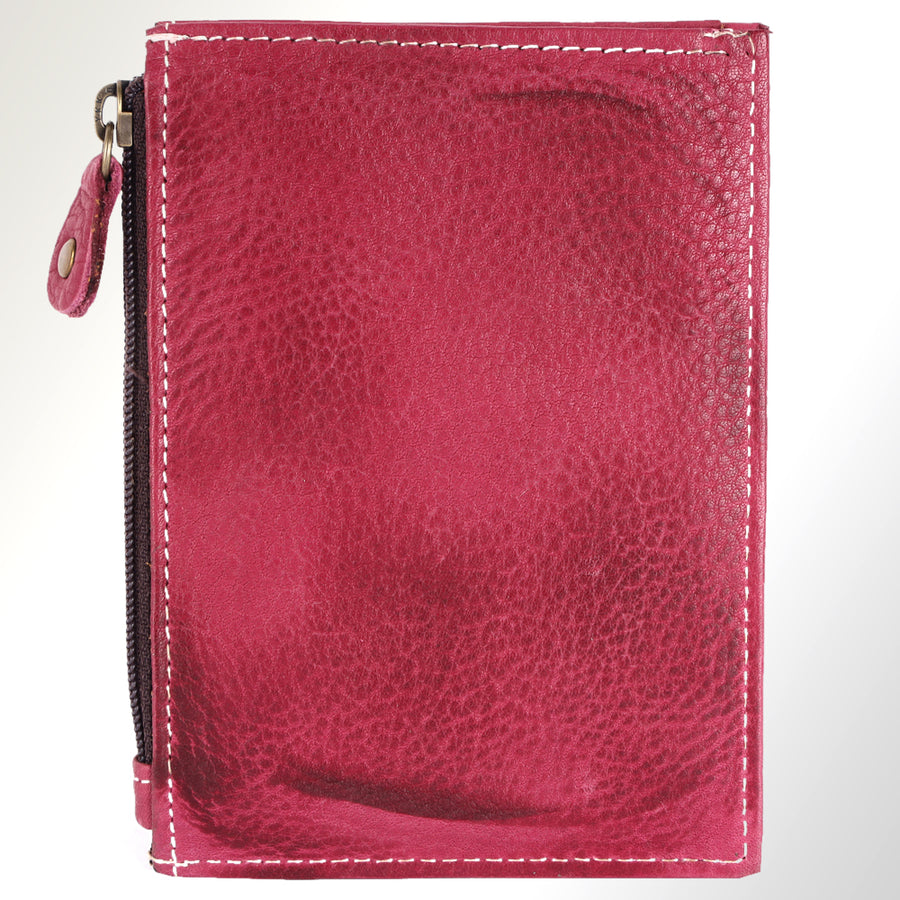 Never Mind Nmbgm130C Wallet Vintage Handmade Genuine Cowhide Leather Women Bag Western Handbag Purse