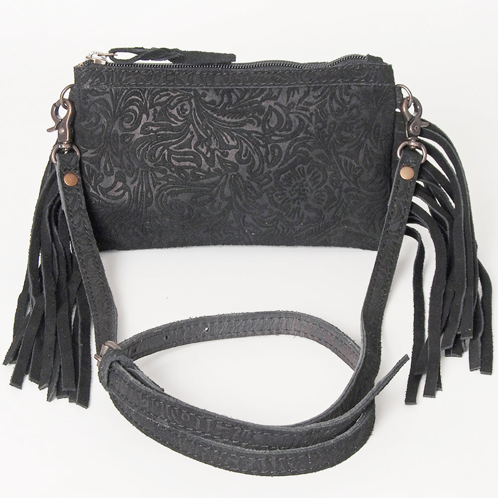 American Darling Small Crossbody Full Grain Genuine Embossed Leather Western Women Bag Handbag Purse | for Cute