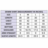 American Darling Leather Hand Tooled Carved Women Denim Shirt Jacket