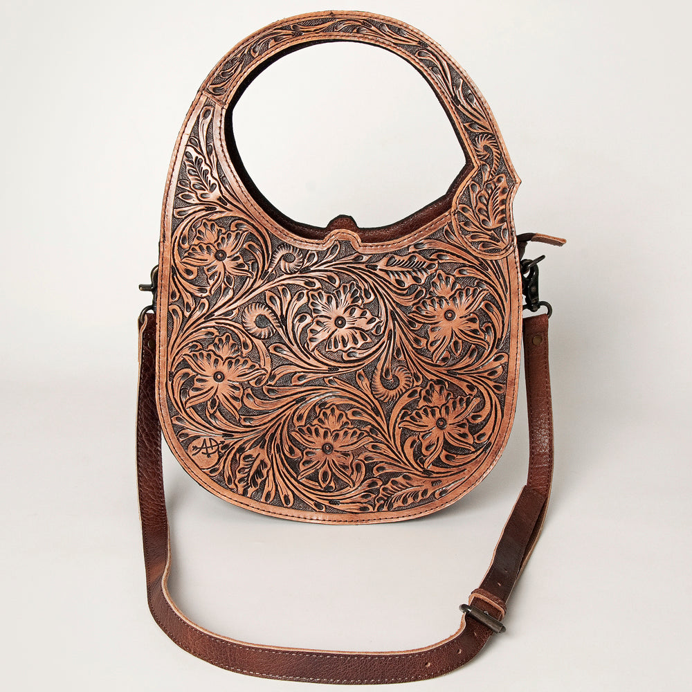 American Darling Clutch Hand Tooled Crocodile Embossed Genuine Leather Women Bag Western Handbag Purse|