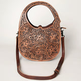 American Darling Clutch Hand Tooled Crocodile Embossed Genuine Leather Women Bag Western Handbag Purse|