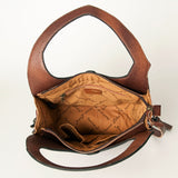 American Darling Clutch Hand Tooled Crocodile Embossed Genuine Leather Women Bag Western Handbag Purse|