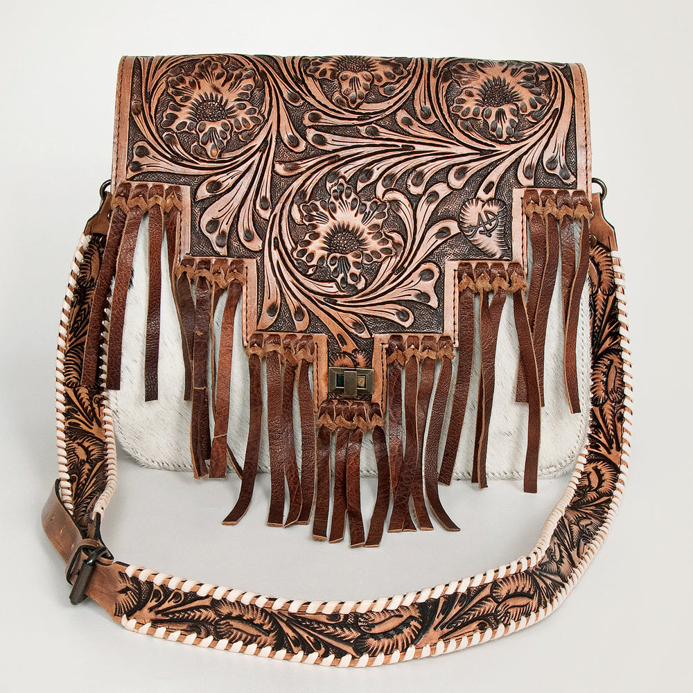 American Darling Cross Body Hand Tooled Genuine Leather Western Women Bag Handbag Purse | Crossbody for Cute