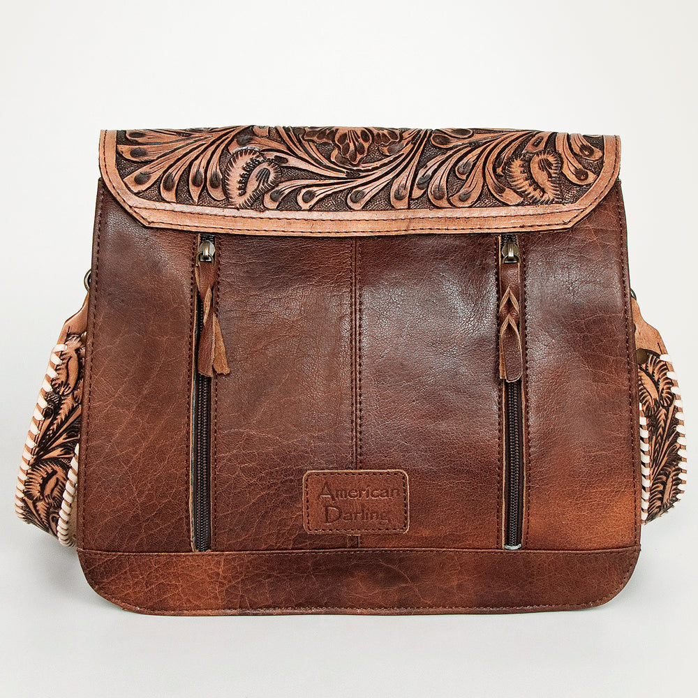 American Darling Cross Body Hand Tooled Genuine Leather Western Women Bag Handbag Purse | Crossbody for Cute