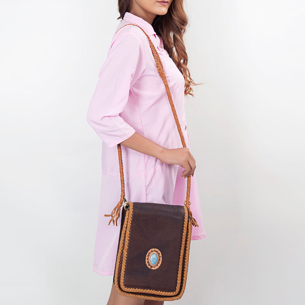American Darling Cross Body Full Grain Genuine Leather Women Bag Western Handbag Purse | Crossbody for Cute