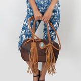 American Darling Tote Full Grain Genuine Leather Women Bag Western Handbag Purse | Travel Bags College Casual