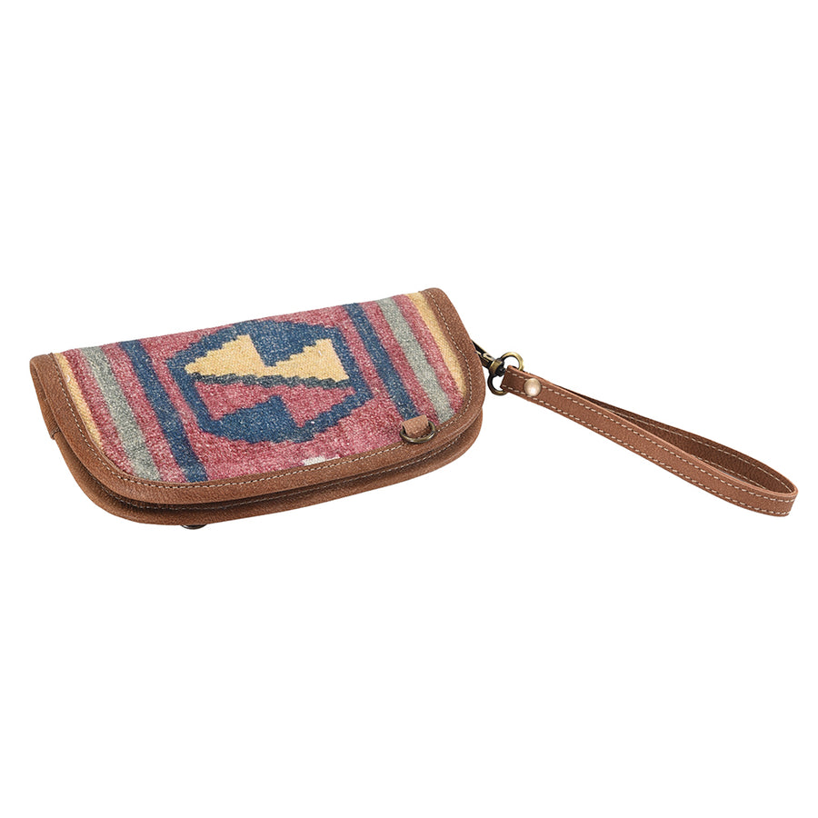 OHLAY Cross Body Upcycled Canvas Genuine Leather Women's Bag Western Handbag Purse | Womens Handbags Belt for Women Summer
