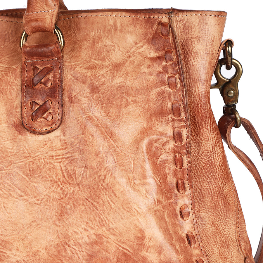 Never Mind Nmbgm125A Tote Vintage Handmade Genuine Cowhide Leather Women Bag Western Handbag Purse