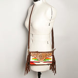 American Darling Small Crossbody Hand Tooled Saddle Blanket Genuine Leather Western Women Bag Handbag Purse | for Cute